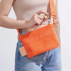 Wild One Orange Dog Crossbody Bag